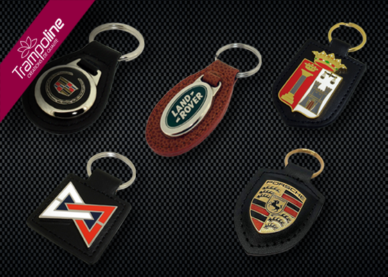 3 fabricant porte clef cuir prestige sur mesure avec logo pour entreprise zamac emaille