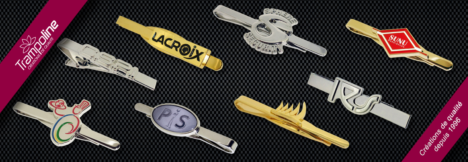 2 fabrication pince cravate pince de costume accessoir pince a cravate avec logo fournisseur