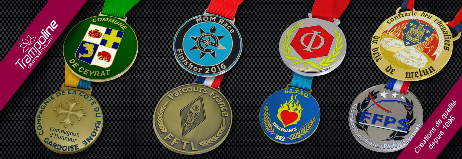 2 fabrication medaille sportive de recompense medaille epreuve medaille course personnalise medaille finisher medaille ruban