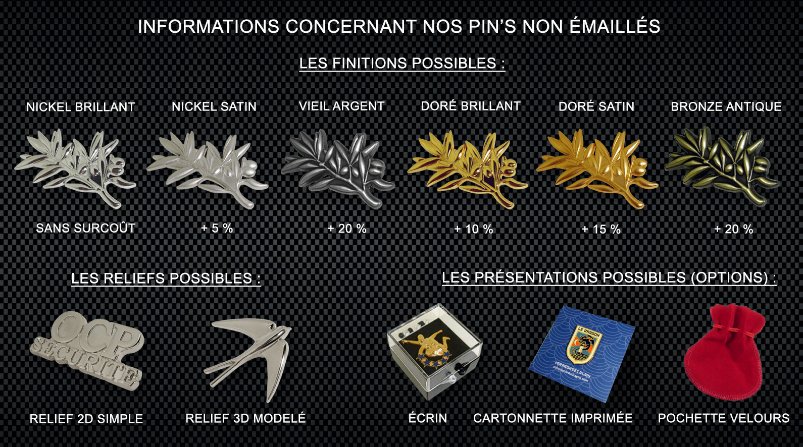 Fabrication de pin's haut de gamme sur mesure usine pin's personnalise