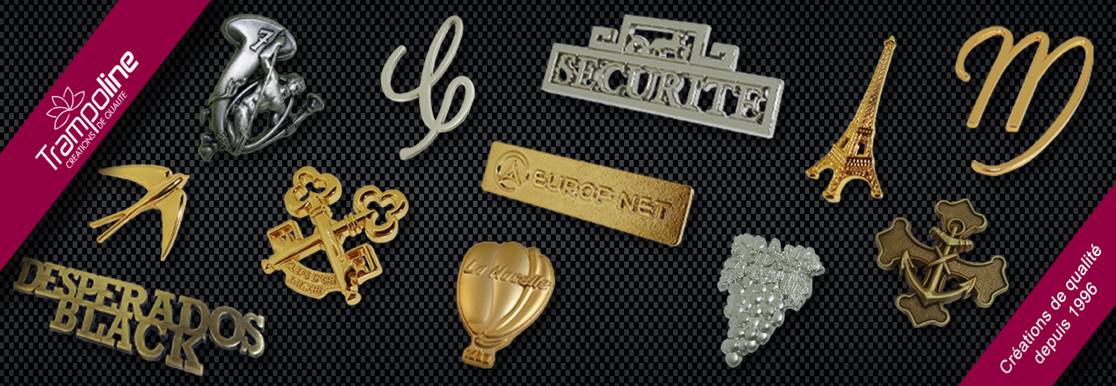 5 badge sur mesure insigne qualite luxe corporatif pin's avec logo usine de pin's